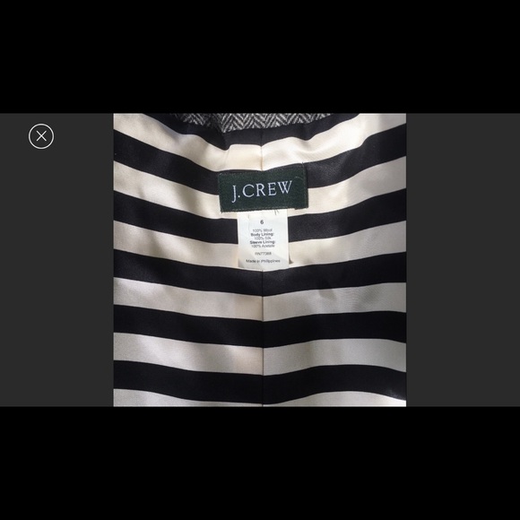 J. Crew Houndstooth Jacket/Blazer - Picture 5 of 6